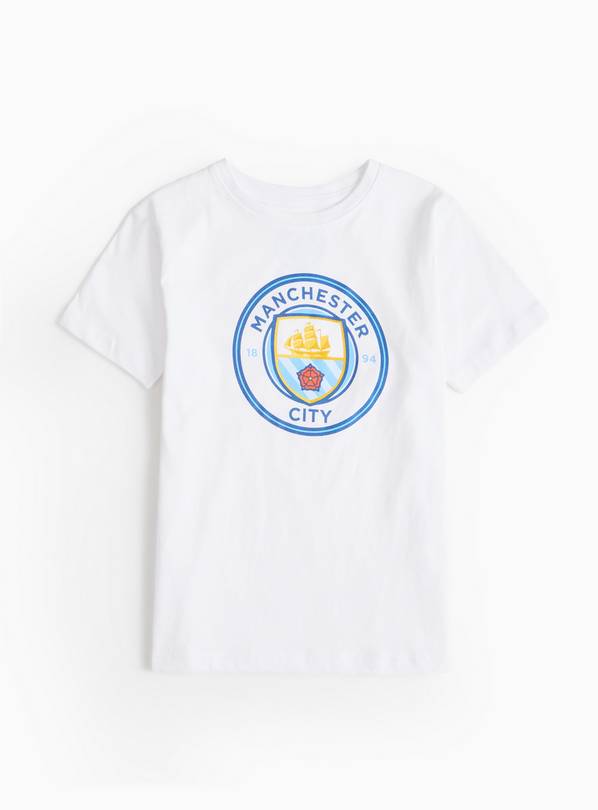 Manchester City Print Football T-Shirt 4 years