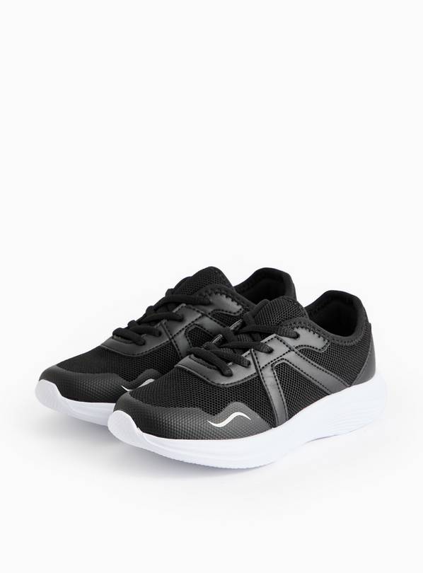 Black Knitted Sports Trainers  13 Infant