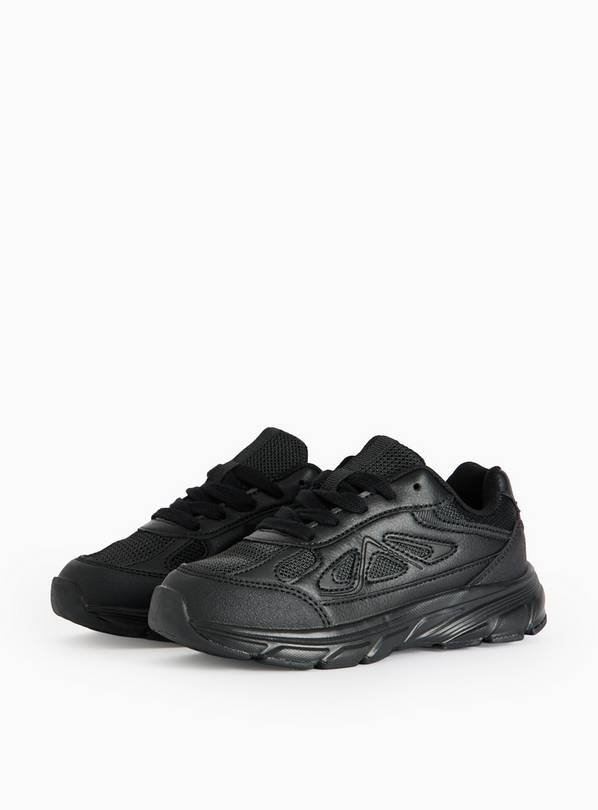 Black Panel Detail Chunky Sole Trainers 10 Infant