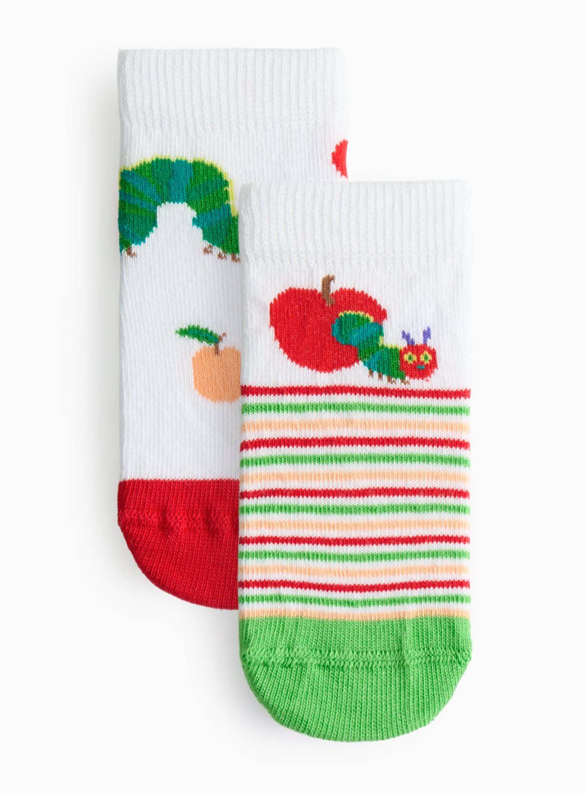 Character Printed Socks 2 Pack (1-6 Months) - The Very Hungry Caterpillar by Sainsbury's