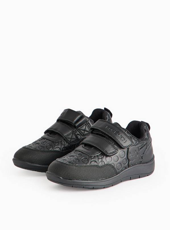 Pokemon Black School Trainer Shoes 9 Infant