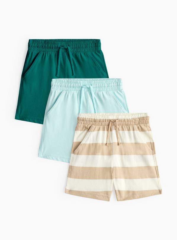 Jersey Shorts 3 Pack 4-5 years