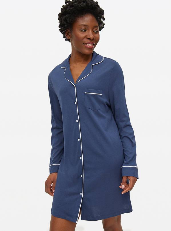 Navy Modal Blend Nightshirt XXL