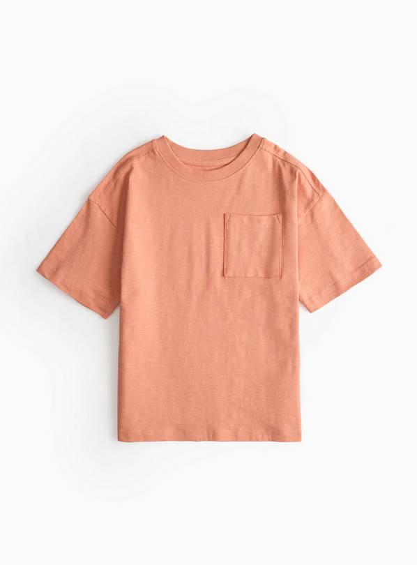 Orange Plain T-Shirt 13 years