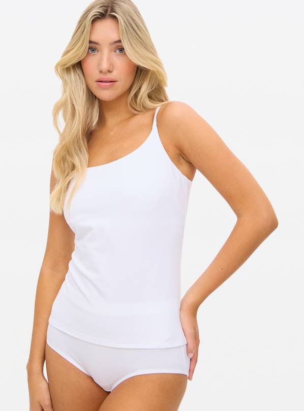 White COOLMAX® Cami 16