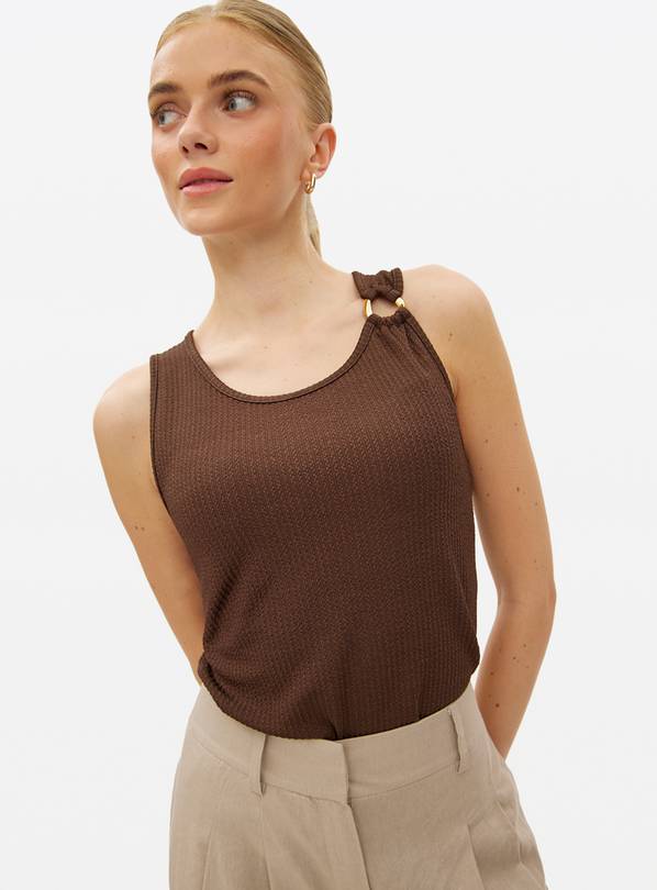 Brown Ring Detail Vest Top 10
