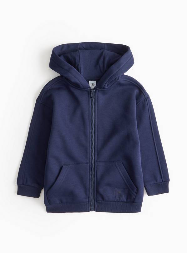 Navy Zip-Through Hoodie 3-4 years
