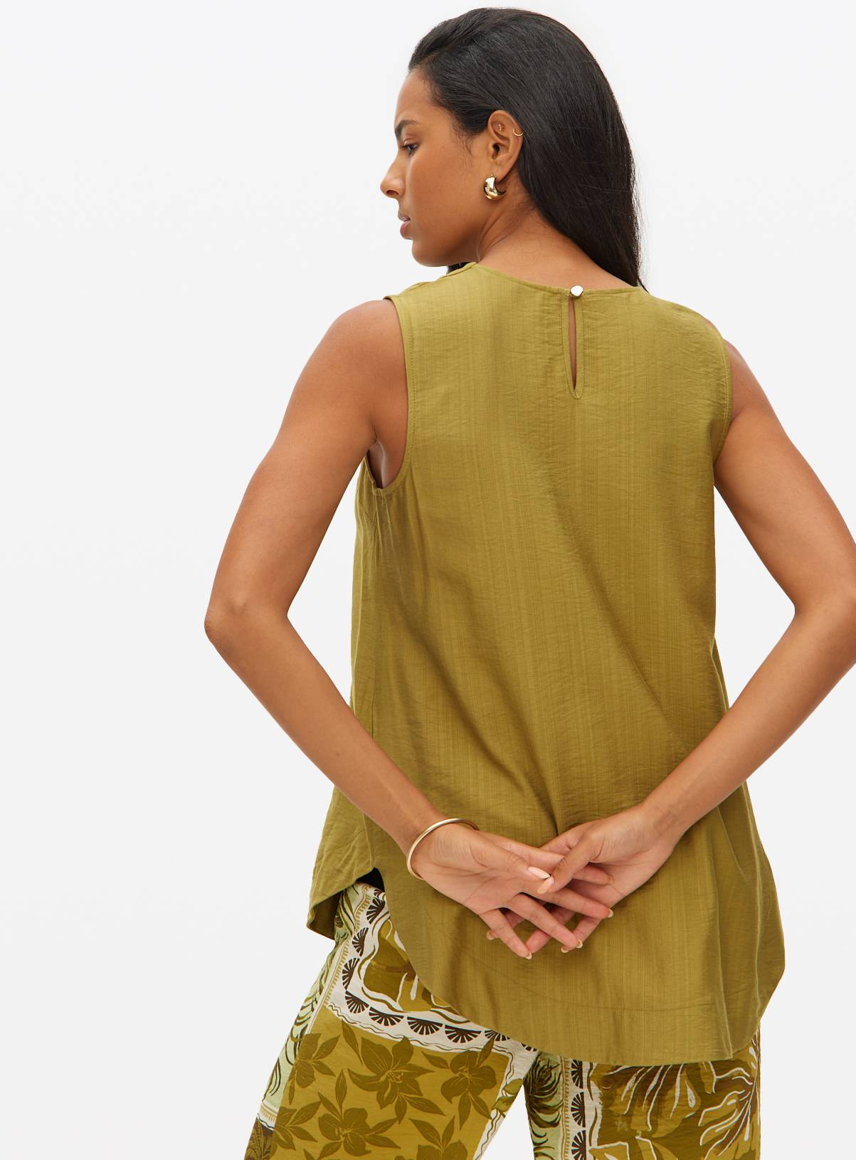 Green Sleeveless Shell Top 18 - Image 4