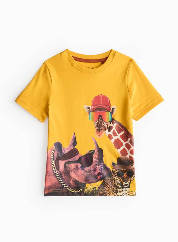 AI Animals Printed T-Shirt 1-2 years