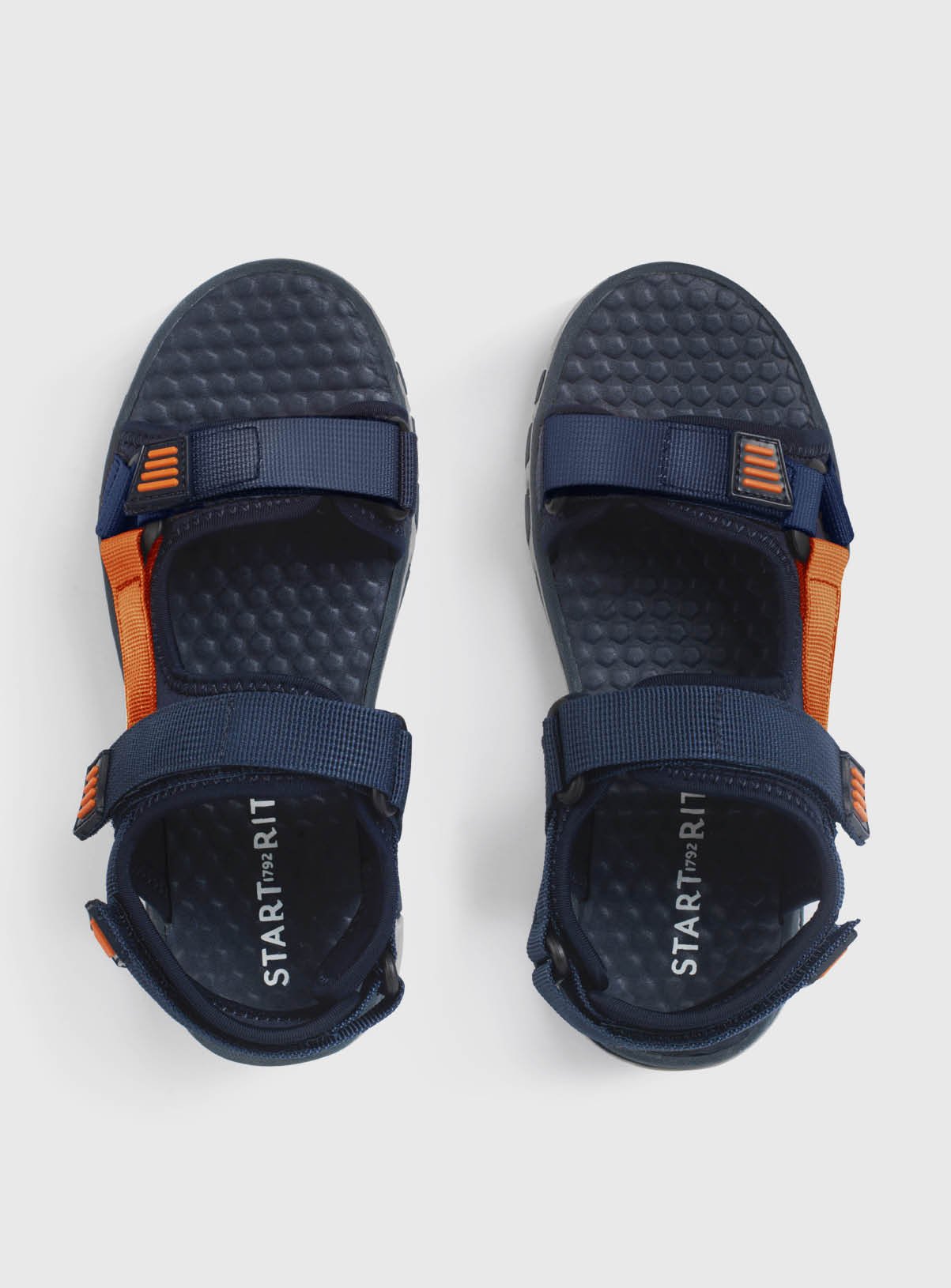 START-RITE Trekker Adjustable Walking Navy Sandals 11 Infant - Image 2 thumbnail