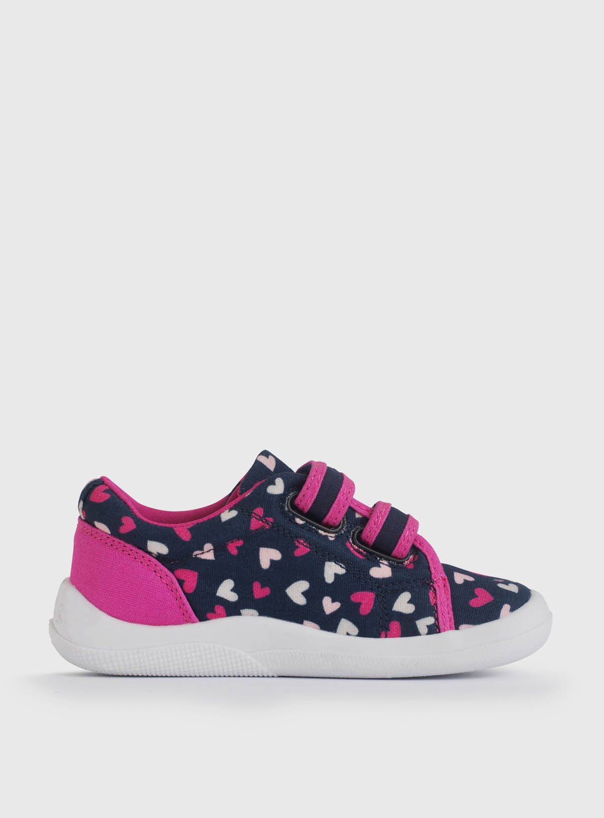 START-RITE Wriggles Pink Polka Dot Double Strap Canvas Shoes 6.5 Infant - Image 4 thumbnail