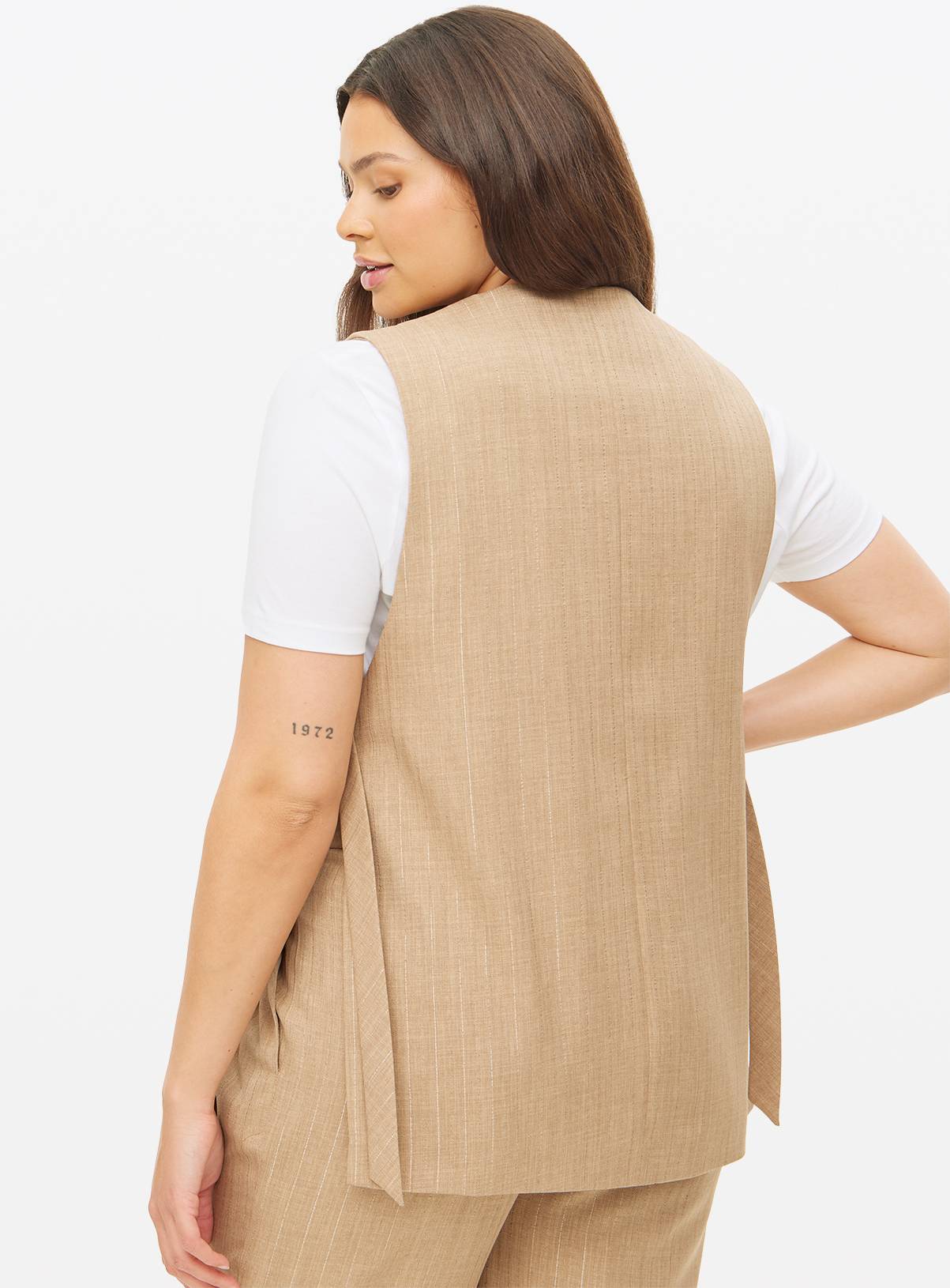Pinstripe Tailored Co-ord Waistcoat 22 - Image 4