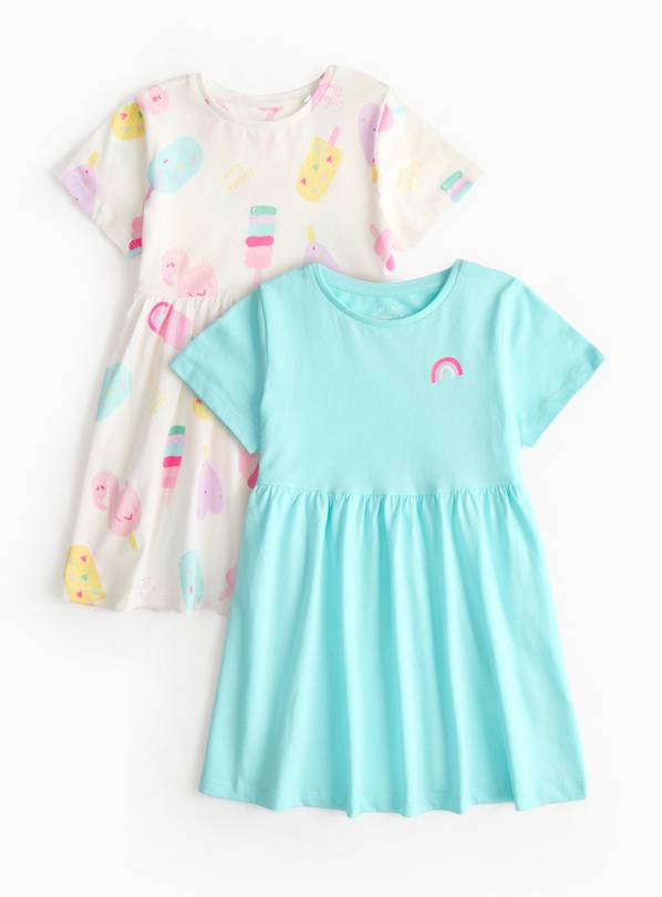 Jersey Dress 2 Pack 5-6 years