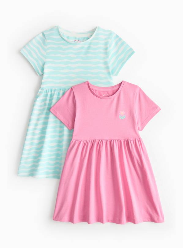 Jersey Dress 2 Pack 4-5 years