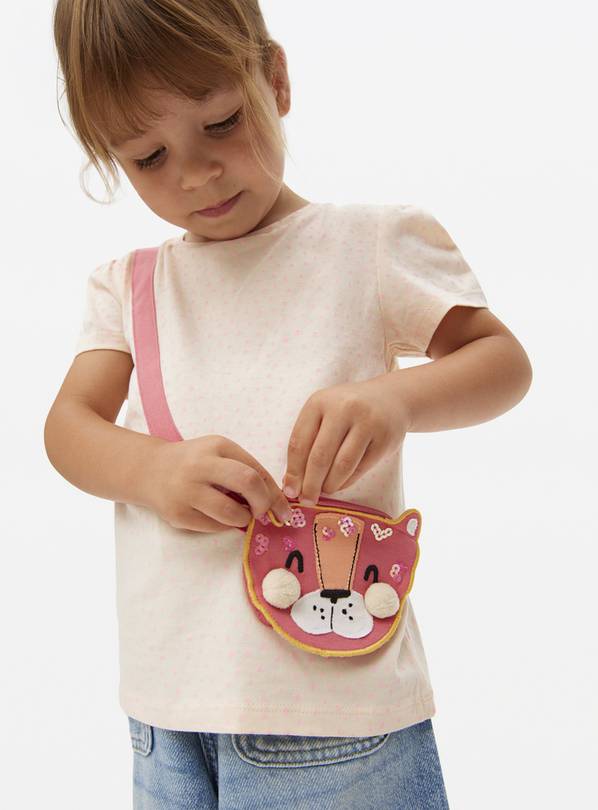 Tiger Print Bag Detail T-Shirt 1-2 years