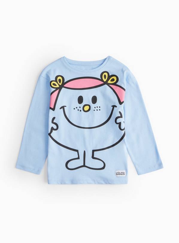 Little Miss Giggles Blue Long Sleeve Top 1-2 years