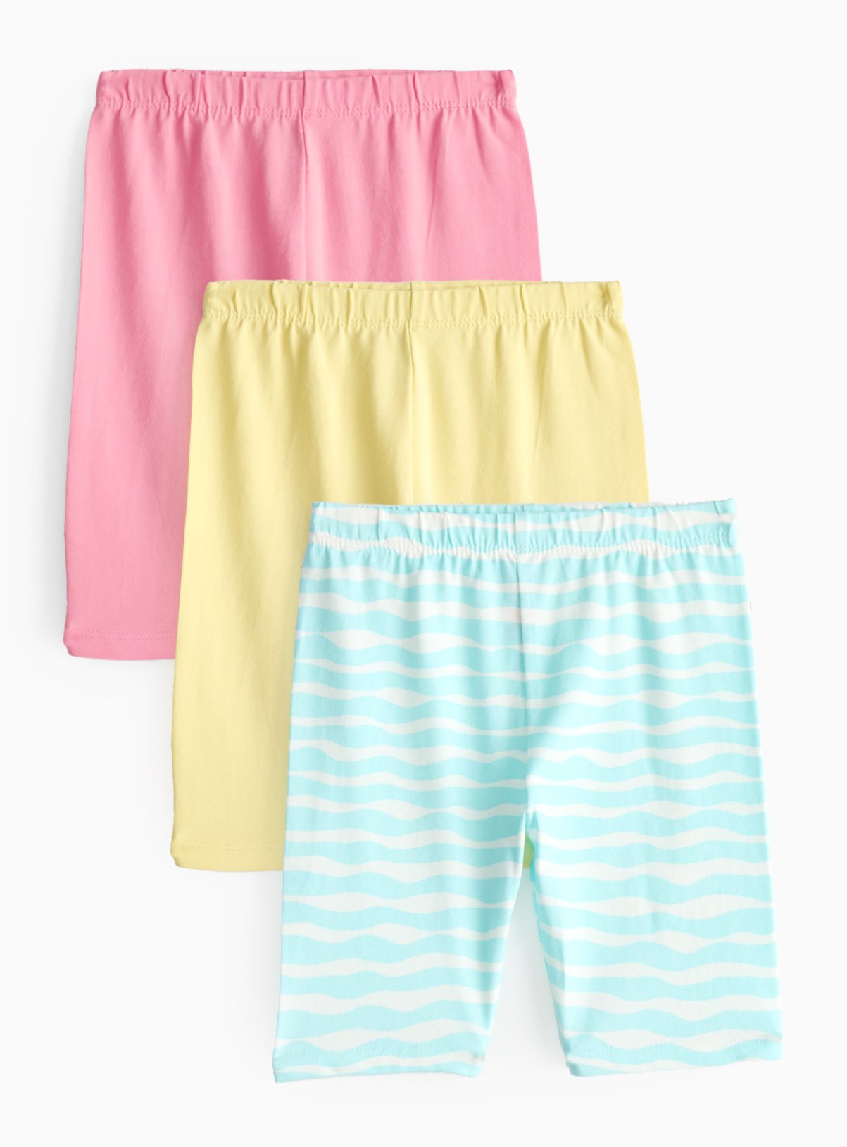 Pink Pink Cycling Shorts 3 Pack (1-2 Years) - Tu by Sainsbury's