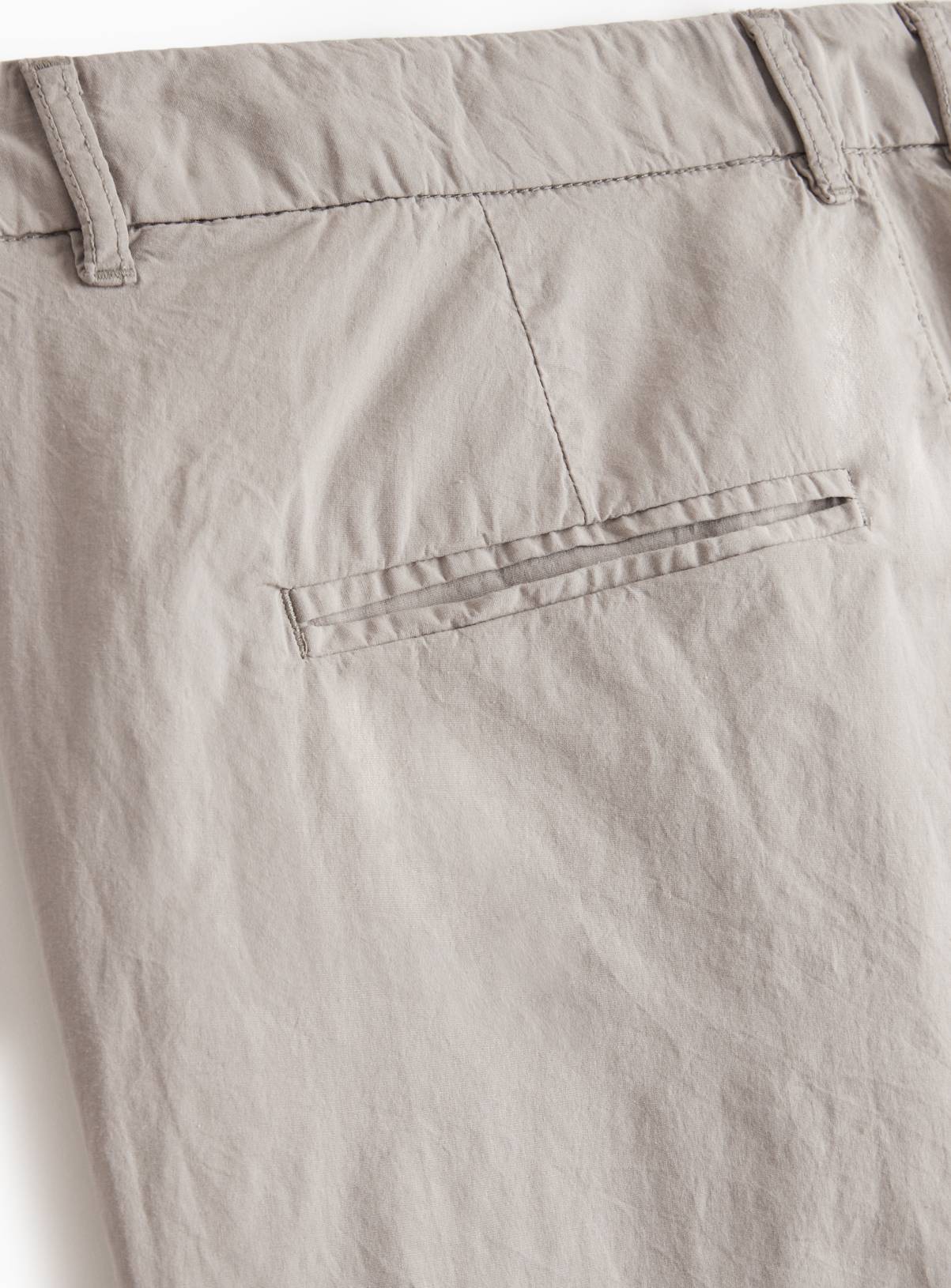 Stone Pleated Detail Chino Trousers  38R - Image 4