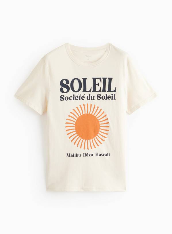Cream Soleil Graphic Regular T-Shirt L