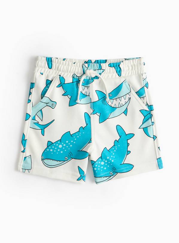 Shark Printed Jogger Shorts  5-6 years