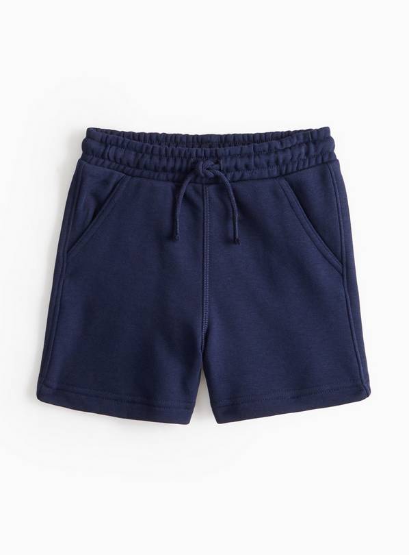 Navy Jogger Shorts  6-7 years