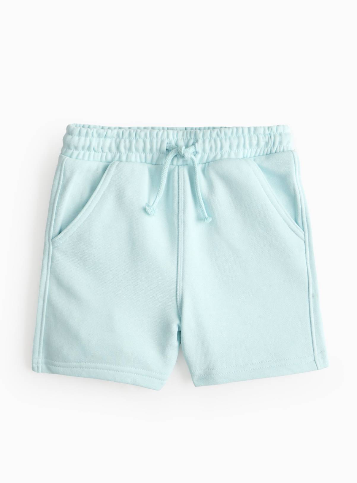 Blue Jogger Shorts  6-7 years - Image 1