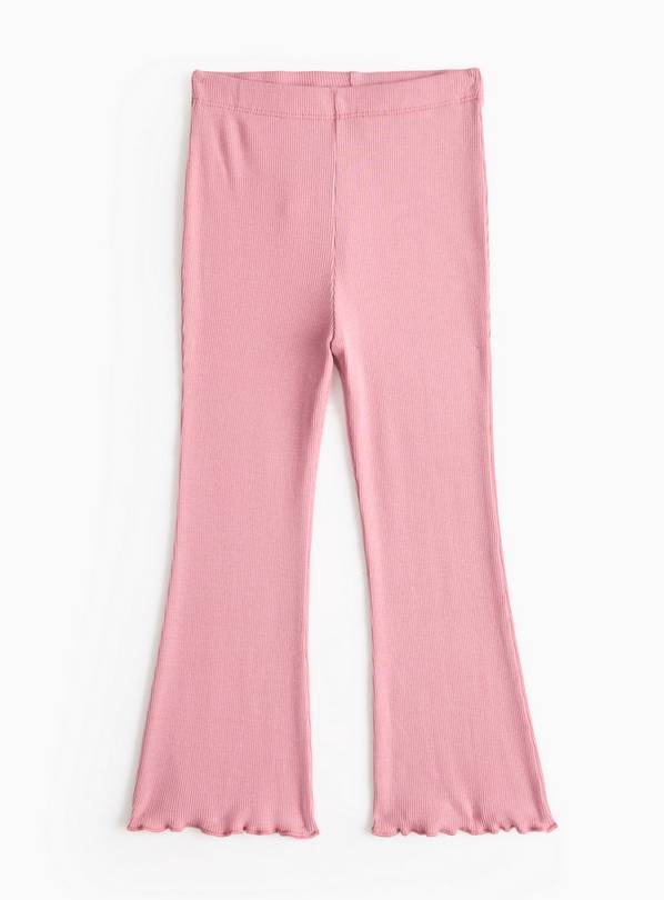 Pink Ribbed Flares 2-3 years