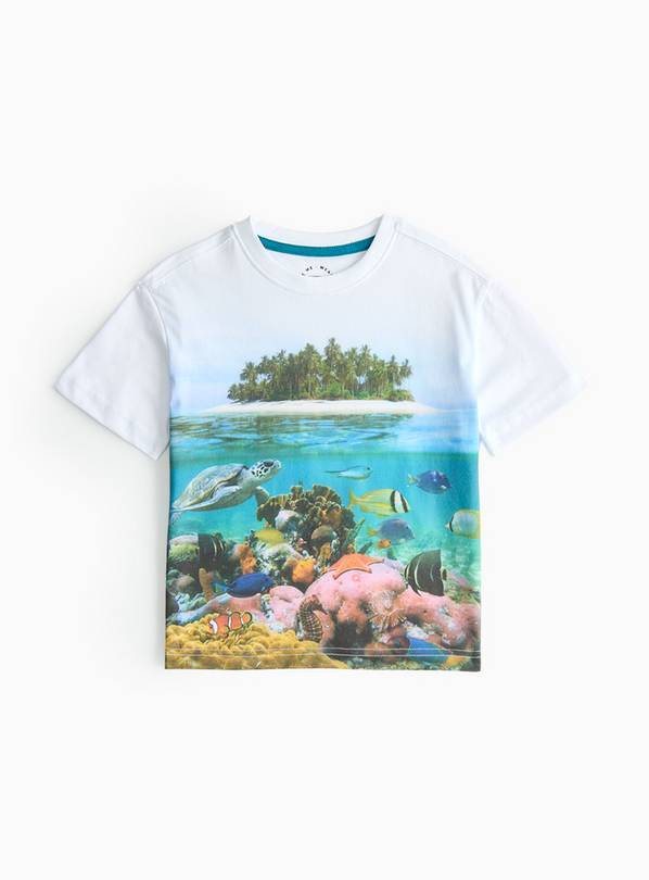 Under The Sea Graphic Print T-Shirt 2-3 years
