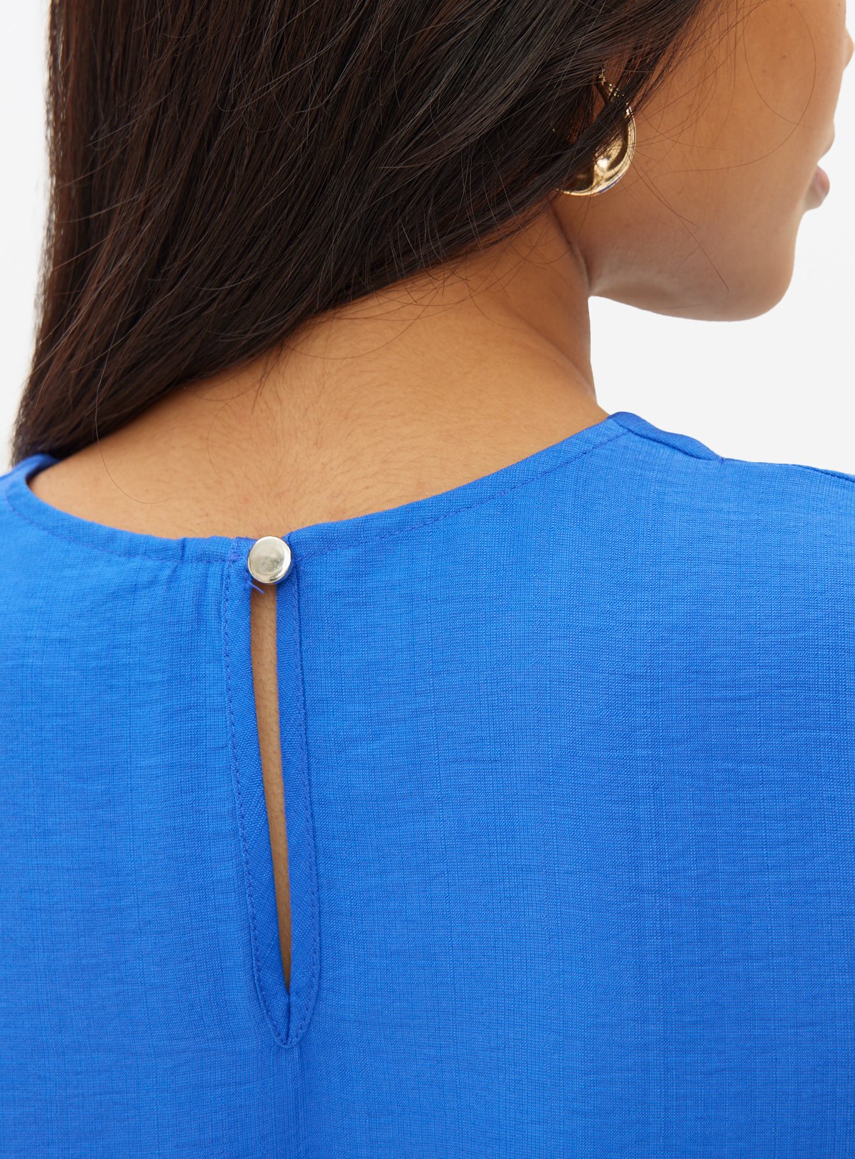 Blue Sleeveless Shell Top 18 - Image 2 thumbnail