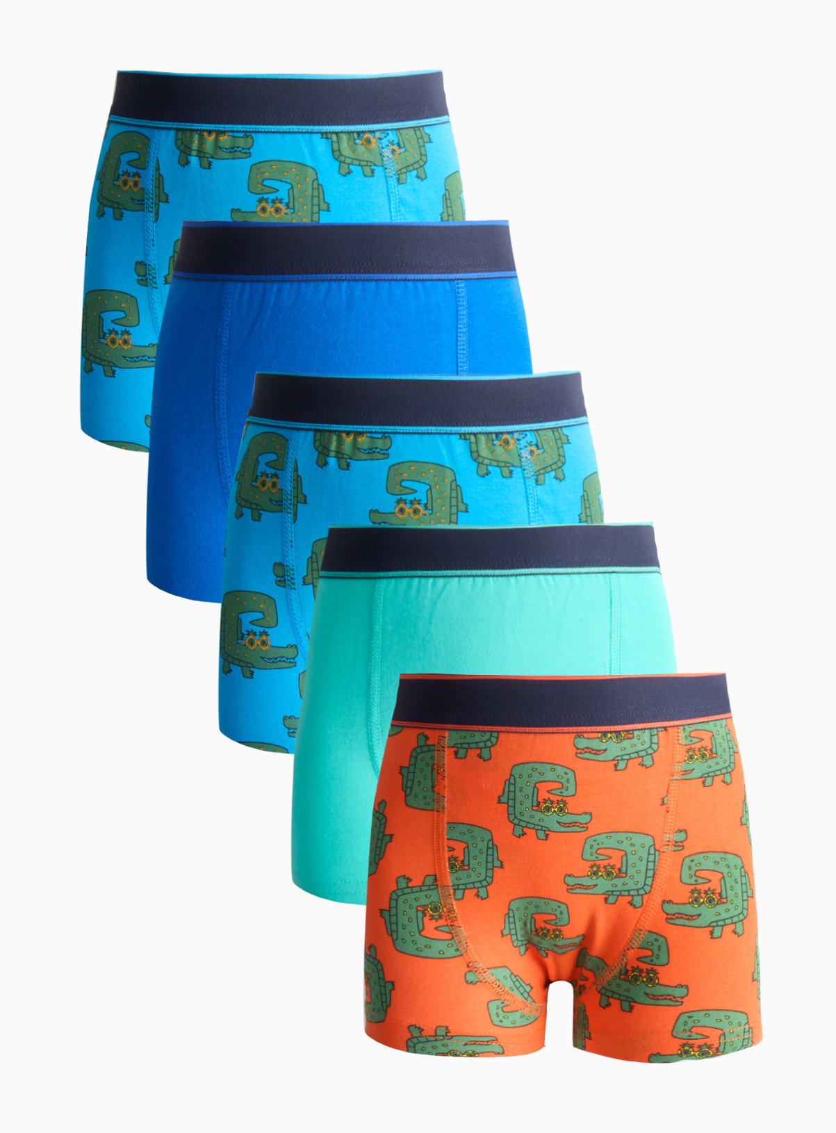 Crocodile Trunks 5 Pack (11-12 Years) - Tu by Sainsbury's
