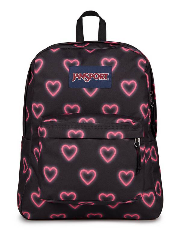 JANSPORT Superbreak One Happy Hearts Black One Size