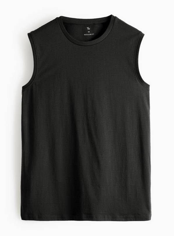 Black Tank Vest L