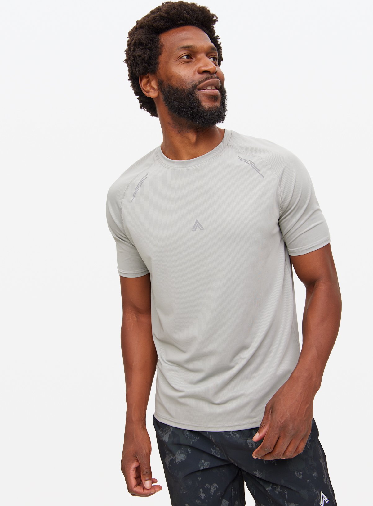 Men's Grey Active T-Shirt