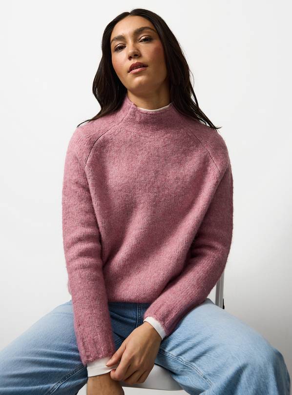 Pink High Neck Jumper 22