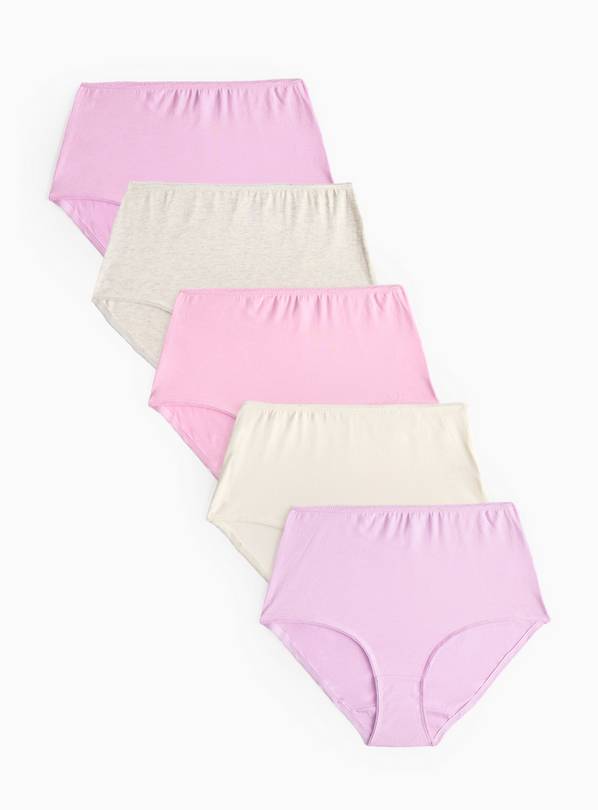 Pink Full Knickers 5 Pack 18