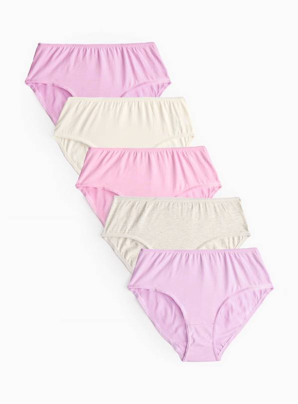 Pink Midi Knickers 5 Pack 18
