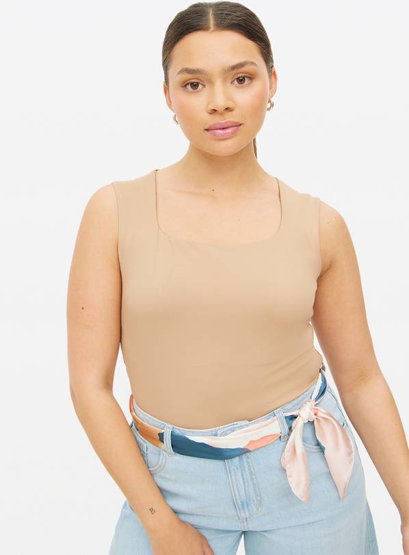 Cream Square Neck vest Top 18