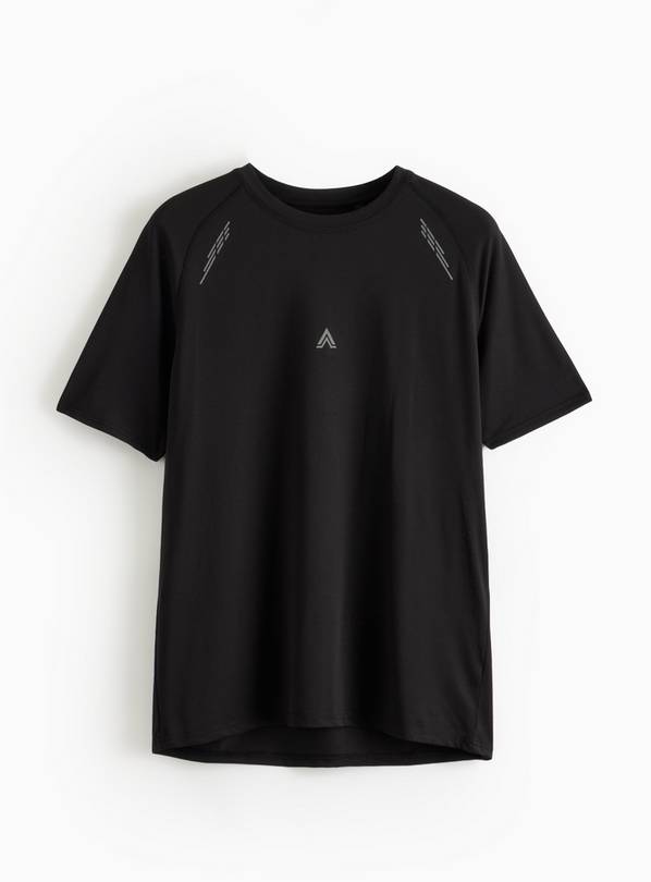 Active Black Sports T-Shirt XXL