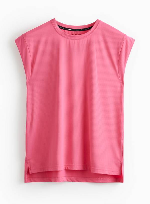 REAKTIV Pink Mesh Tank Top XL