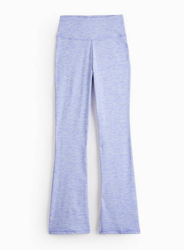 REAKTIV Blue Marl Yoga Soft Touch Wrap Waist Legging XS
