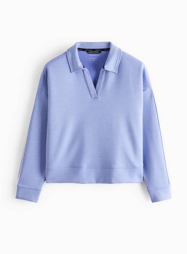 REAKTIV Blue Scuba Polo Sweat M