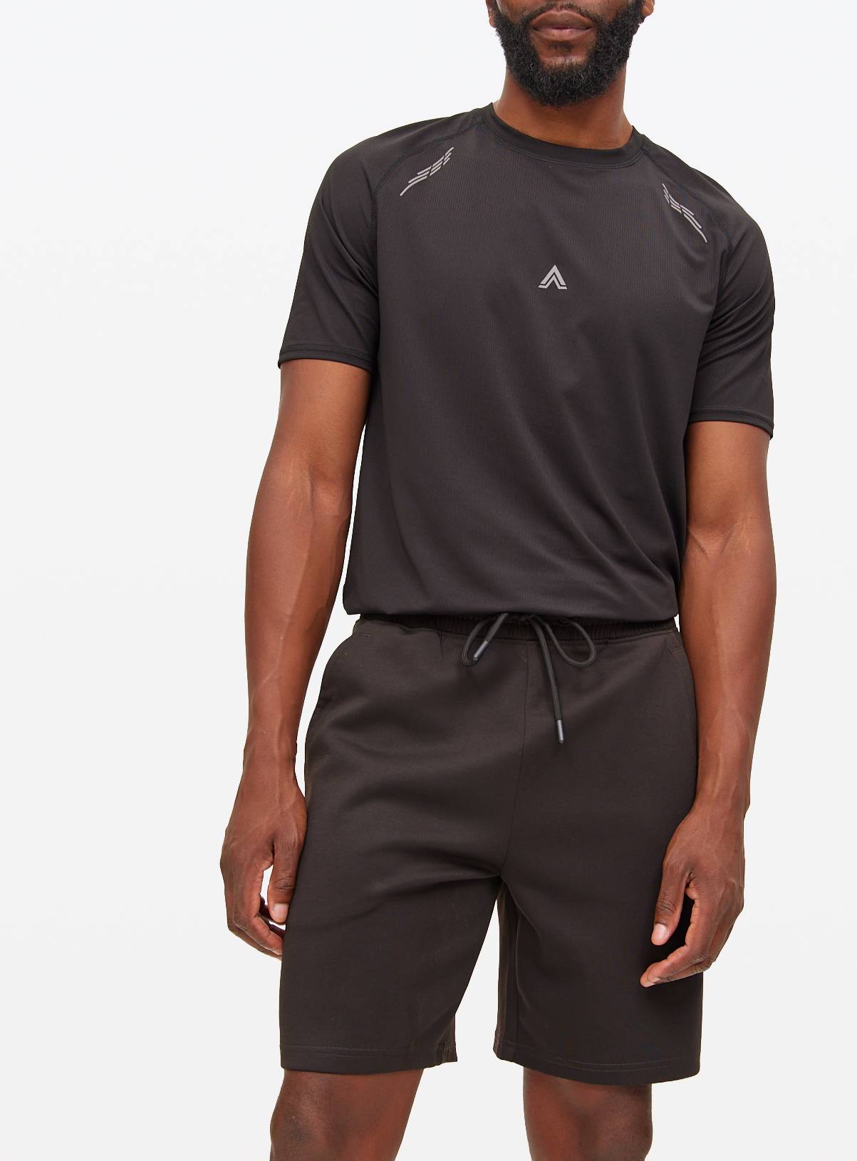 Active Black Sports Shorts XL - Image 2