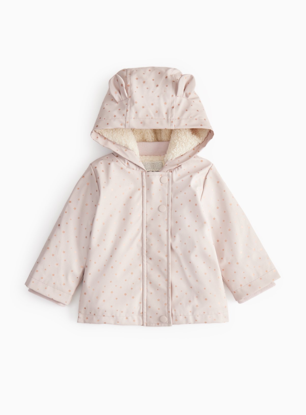 Pink Pink Star Print Mac (6-9 Months) - Tu by Sainsbury's