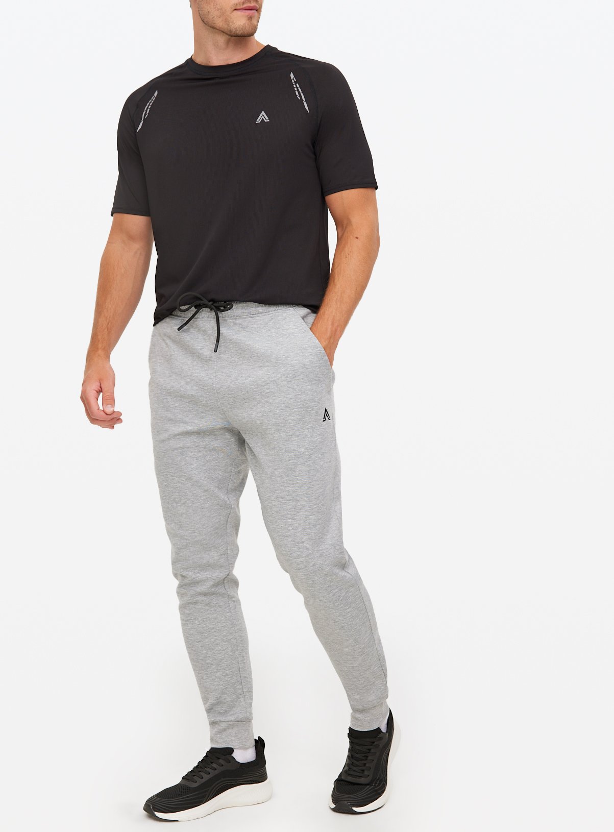 Men's Grey Active Joggers