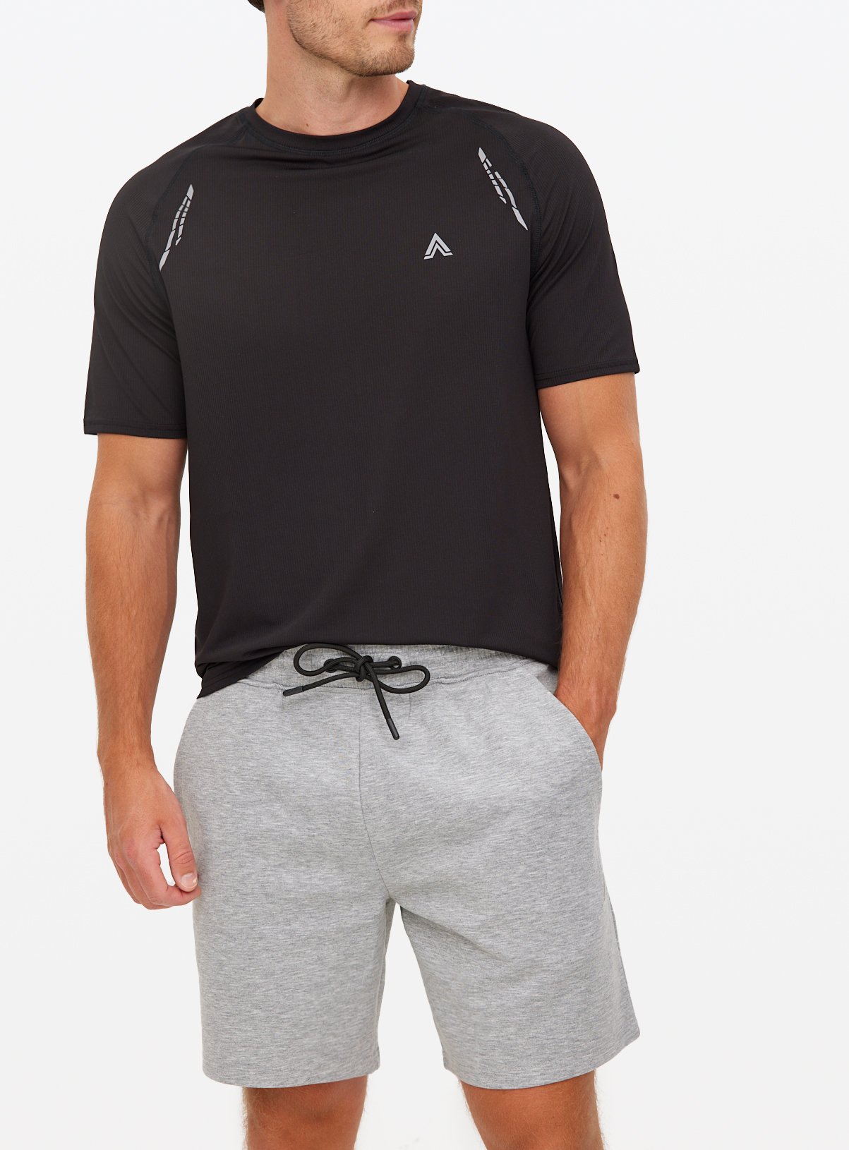 Men's Grey Active Sweat Shorts
