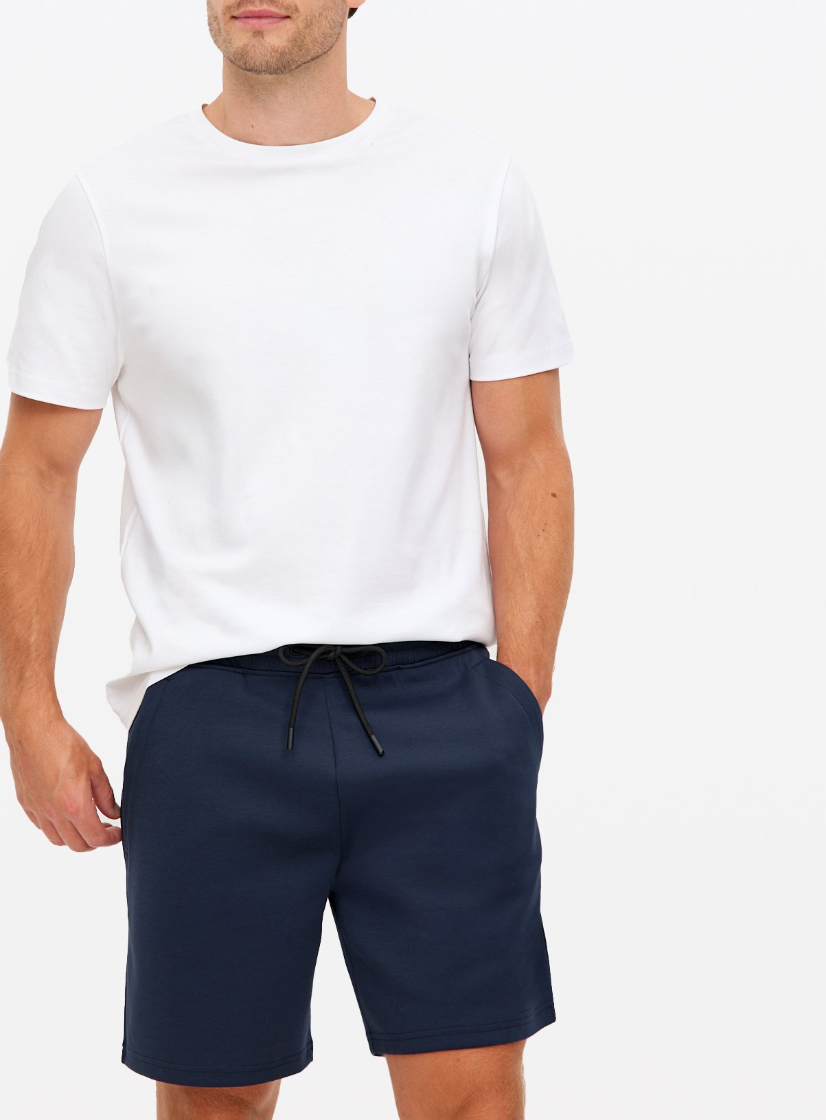 Men's Navy Active Sweat Shorts