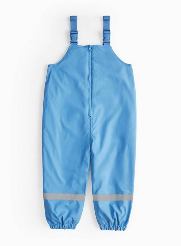 Blue Co-ord Rubber Salopettes 5-6 years