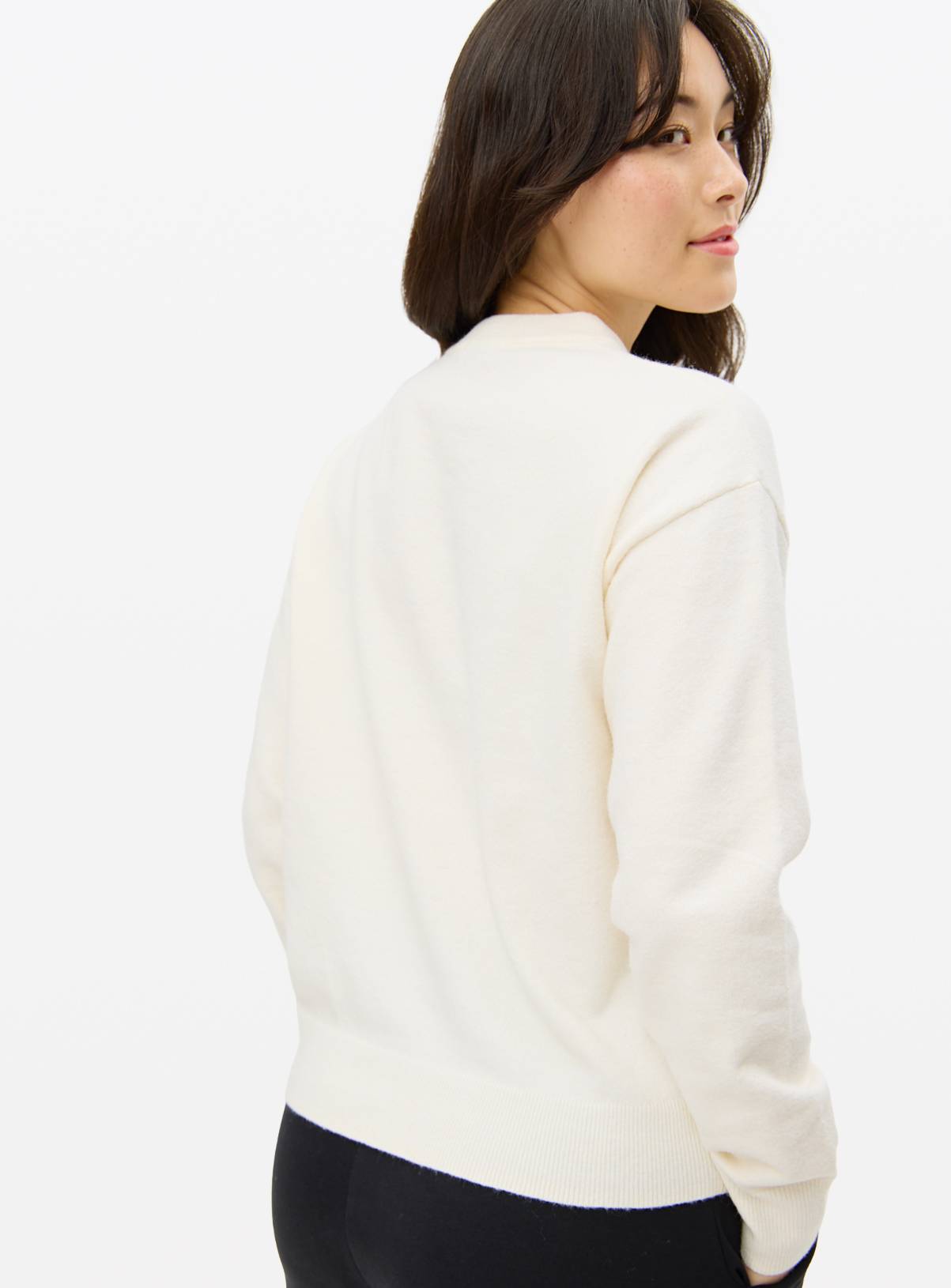 Cream Soft Touch Pocket Jumper  16 - Image 4