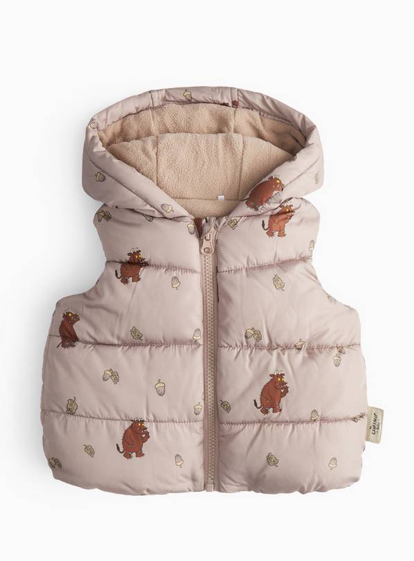 Gruffalo Character Print Fleece Lined Padded Gilet 9-12 months
