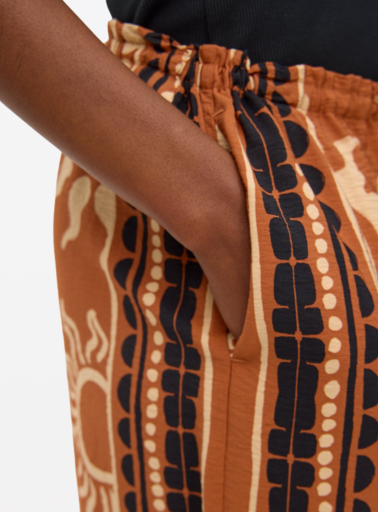 Sun Printed Ultra Wide Leg Co-ord Trousers  8 - Image 4 thumbnail
